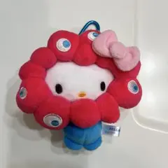 ミャクミャクなりきりぬいぐるみ　ハローキティ　カラビナ付き