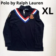 Polo by Ralph Lauren ネイビー 長袖ポロシャツ XL