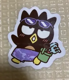 はぴだんぶい　バッドばつ丸 スシロー はぴなついぇい ステッカー　サンリオ