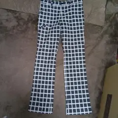 Kappa チェック柄ゴルフパンツ