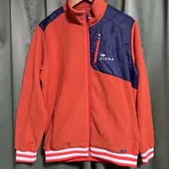 ★激安 美品 FIDRA フィドラ フリース ジャケット オレンジ ネイビー★