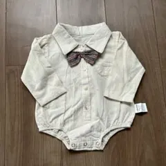 mikistory ベビー ロンパース 蝶ネクタイ付き
