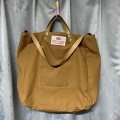 内田縫製 UCHIDA HOUSEI オレンジデニムトートバッグ - メルカリ