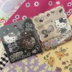 【正規品】 おはじきシールフレーク ハローキティ サンリオ レオパード ヒョウ柄