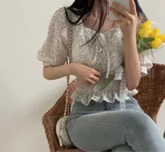 SONA フラワーブラウス