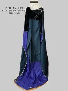 クイーンアナ コスプレ 仮装 Dハロ アナ雪 シーハニ ウィッグセット