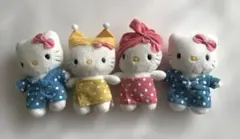 レトロ　ハローキティ　バスローブ　ぬいぐるみ　4体希少