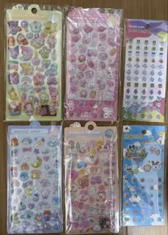 ボンボンドロップシール 4枚 プチプチシール 2枚 カービィポムポム たまごっち