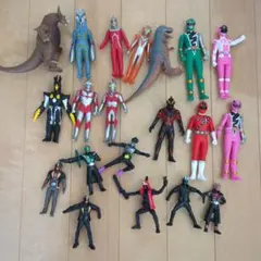 ウルトラマン等ソフビ20点まとめ売り