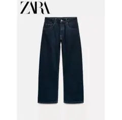 ほぼ未使用※タグなし　ZARA バルーン カーブレッグ ジーンズ 38