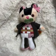 鬼滅の刃　竈門禰豆子 キャット　ぬいぐるみ　ジャンプショップ　原画展