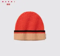 新品 UNIQLO ユニクロMARNI マルニ ポップコーンニットビーニー