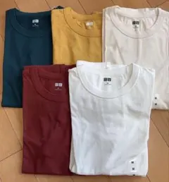 UNIQLO ユニクロ メンズ Tシャツ Mサイズ セット売り 無地 綿100%