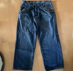 00s W38 極太 ファットファーム ワイド デニム バギーパンツのサムネイル