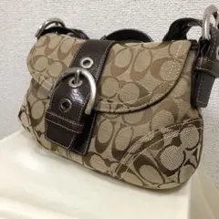 極美品⭐️COACH SOHO one shoulder Signature模様