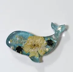 ◎1012　レジンヘアゴム　ポニーフック　ブローチ　マグネット