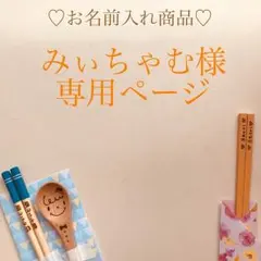 みぃちゃむ様専用ページ