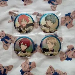 あんスタ　ホログラム缶バッジ　月永レオ　瀬名泉　朱桜司　鳴上嵐　セット