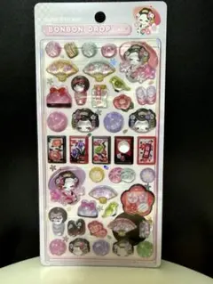 ボンボンドロップシール 和柄 舞妓 正規品