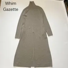 whim gazette 長袖ニットワンピース    レディース F 2026年最新】Whim Gazette レディース 長袖・七分袖 ニットワンピース