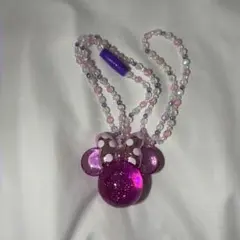 ディズニー ミニー 光るおもちゃ ネックレス