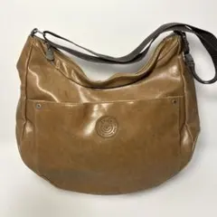 ディズニー くまのプーさん ショルダーバッグ レザー調 ブラウン Disney