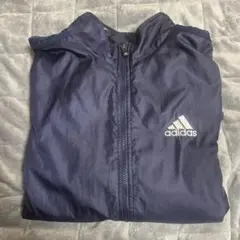 【古着】adidas ネイビー ナイロン ジャケット