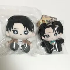 進撃の巨人　ぬいぐるみ　エルヴィン　リヴァイ　タイトー　マスコット 進撃の巨人 ぬいぐるみ エルヴィン リヴァイ タイトー マスコット