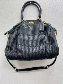 19.大人気 COACH コーチマディソン ギャザー レザー 2WAYバッグ