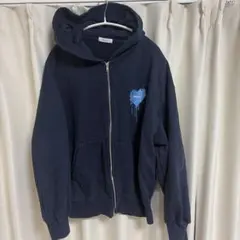ONCILY ジップアップパーカー ネイビー