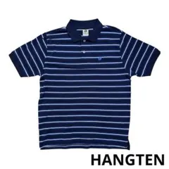 HANGTEN ポロシャツ　ボーダー　M メンズ　半袖のサムネイル