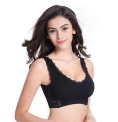 ⭐ブラック ナイトブラ⭐2枚組 ノンワイヤー 美乳 バストアップ