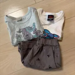 ディズニー　モンスターズインク•スティッチTシャツ ミッキーズボンセット