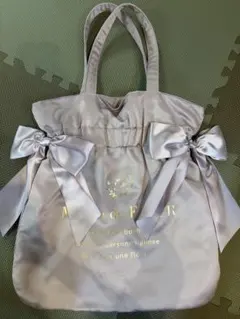 Maison de FLEUR パープル トートバッグ
