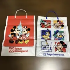 【開園当初 当時品】東京ディズニーランド ショッピングバッグ２点セット