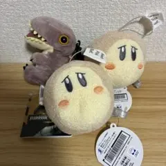 ジュラシックワールド　カラビナ付きマスコット　星のカービィ ぬいぐるみ