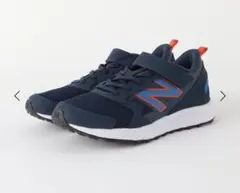 新品未使用　New Balance ネイビー スニーカー ベルクロ　20センチ