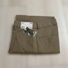 新品タグ付き　ユニクロ　WOMEN タックワイドパンツ　ベージュ　S