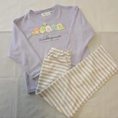 【新品】すみっコぐらし 薄手　長袖パジャマ上下セット130cm