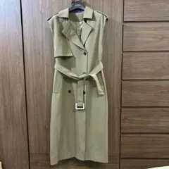 新品未使用★タグなし★ダブルブレスト ジレ　ロングコート