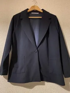 シングルボタンジャケット ストレッチ素材