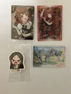 学マス 佑芽 千奈 サポカ ウエハース ステッカー クリアカード