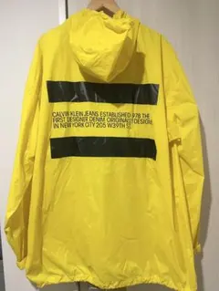 【美品】CALVIN KLEIN イエロー アノラック　US Mサイズ
