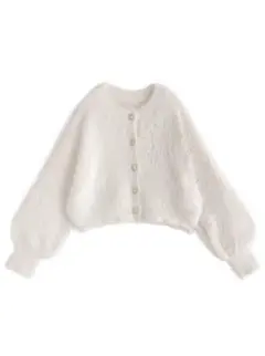 グレイル　フェザーニットパールボタンカーディガン[kz283]