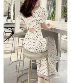 バブルスリーブマーメイドワンピース　RESEXXY