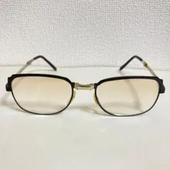 S46　眼鏡 メガネ　サングラス　度あり　折りたたみ　メタル　フルリム