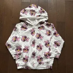 HYSTERIC MINIフード付きトレーナー ピンクキャラクター柄90cm