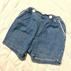 【テータテート】デニム ハーフパンツ カジュアル シンプル 90 バースデイ