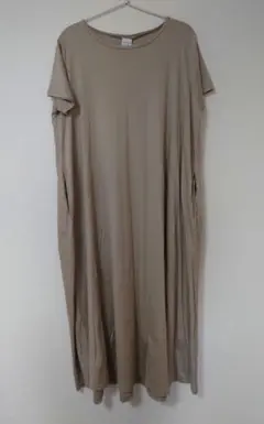 URBAN RESEARCH DOORS　ロングワンピース　半袖　ベージュ