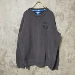 【古着】(L) アディダスオリジナルス トレーナー トレフォイル 前V